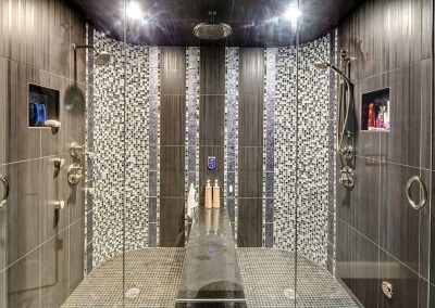 custom master bathroom spa shower