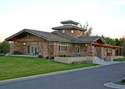 Columbine Valley Town Hall Front Elevation