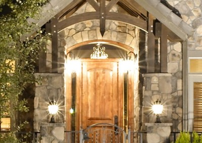 Timber Frame Front Entry