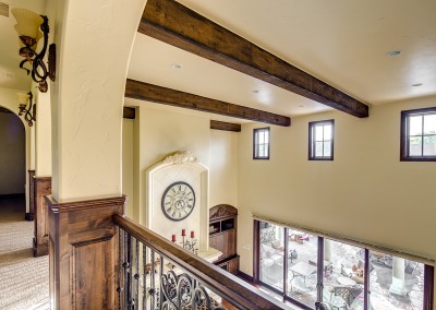 family room and ceiling detail