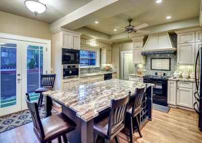 custom home remodel kitchen